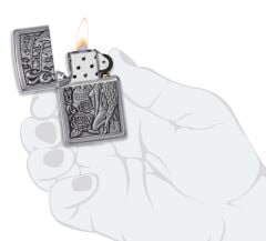 Zippo Skull And Angel Amblem Dizayn Çakmak