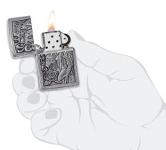 Zippo Skull And Angel Amblem Dizayn Çakmak