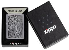 Zippo Skull And Angel Amblem Dizayn Çakmak