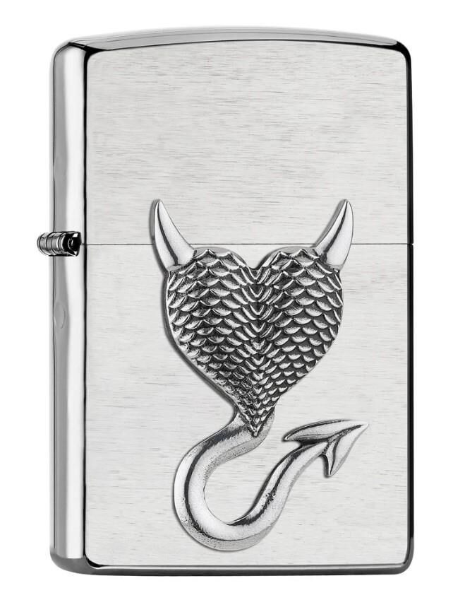 Zippo Devil Heart Dizayn Çakmak