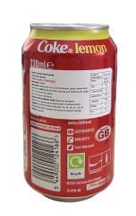 Coca Cola Lemon 330 ML (3 ADET)