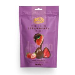 Bolçi Bitter Çikolatalı Çilek Draje 80g