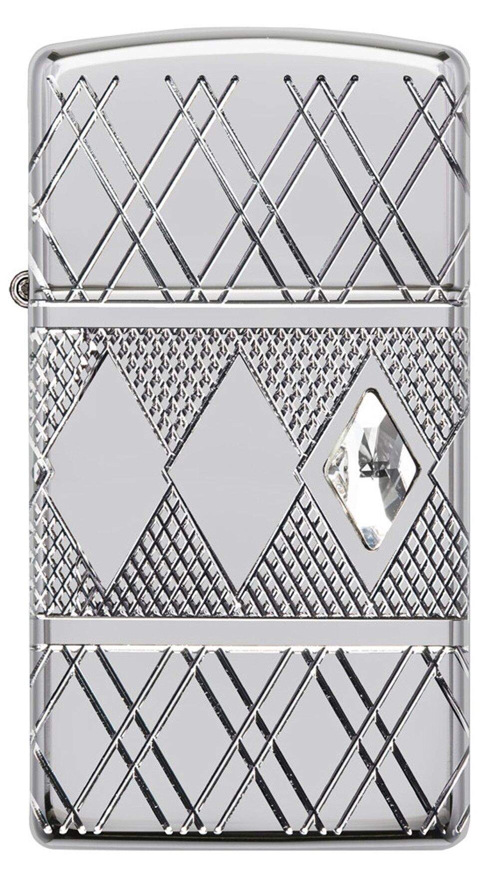 Zippo Diamond Pattern Dizayn Armor® Kasa Slim Çakmak