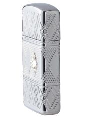 Zippo Diamond Pattern Dizayn Armor® Kasa Slim Çakmak