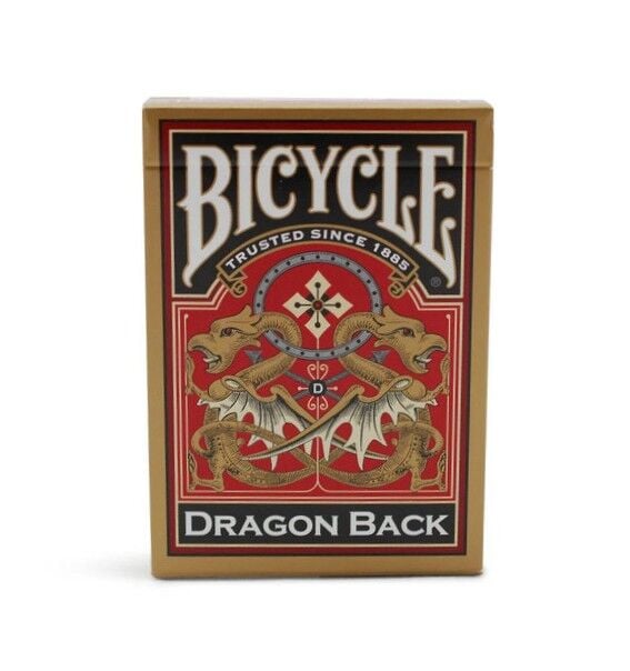 Bicycle® Dragon Back Kırmızı - Gold Oyun İskambil Kartı