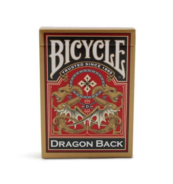 Bicycle® Dragon Back Kırmızı - Gold Oyun İskambil Kartı