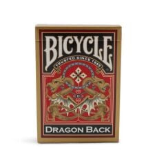 Bicycle® Dragon Back Kırmızı - Gold Oyun İskambil Kartı