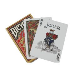 Bicycle® Dragon Back Kırmızı - Gold Oyun İskambil Kartı