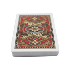 Bicycle® Dragon Back Kırmızı - Gold Oyun İskambil Kartı