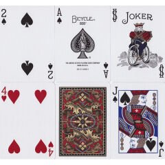 Bicycle® Dragon Back Kırmızı - Gold Oyun İskambil Kartı