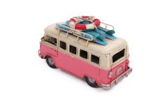 Vintage Dekoratif Camper Vosvos Metal Minibüs