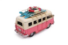 Vintage Dekoratif Camper Vosvos Metal Minibüs