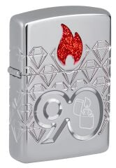Zippo 90. Yıl Özel Koleksiyonu Armor® Kasa Çakmak