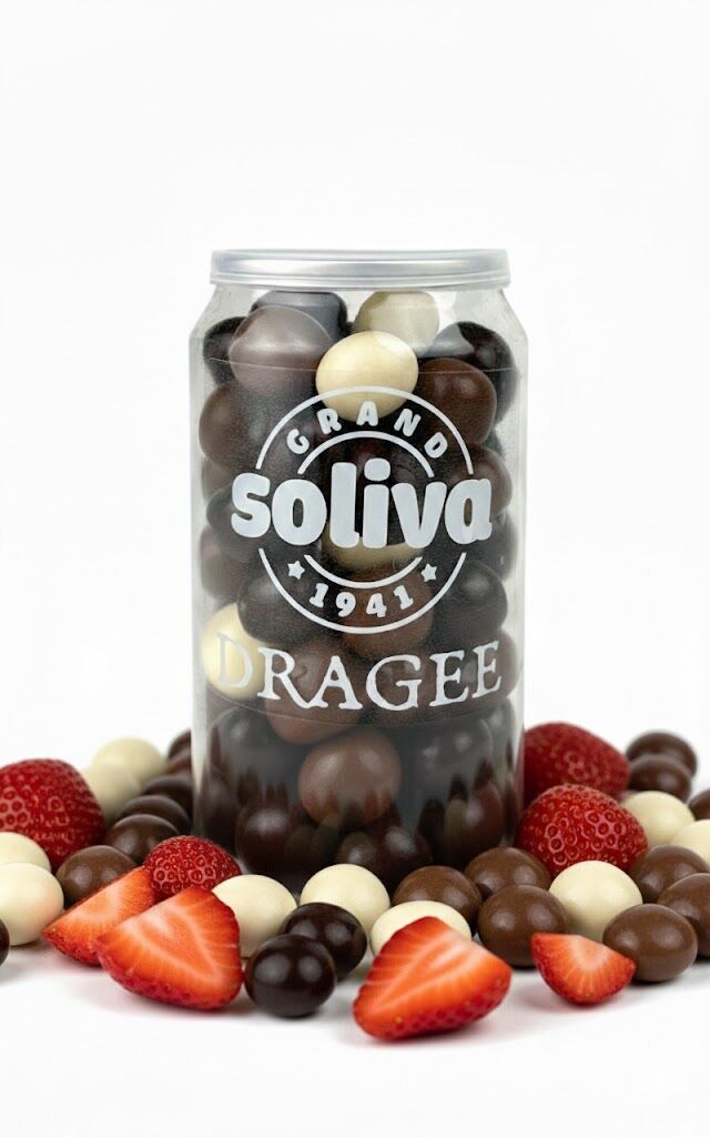 Grand Soliva Çikolata Draje 230 g - Çilekli