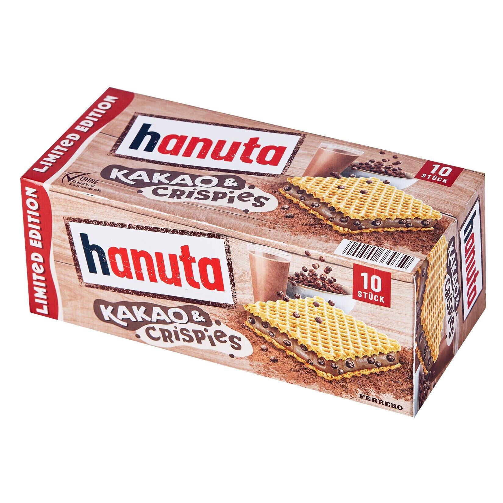FERRERO HANUTA KAKAO & CRISPIES 220G