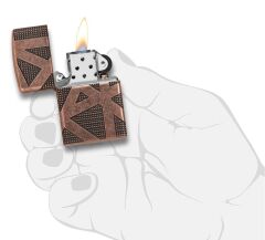 Zippo Geometric 360 Dizayn Armor® Kasa Çakmak
