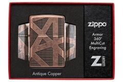 Zippo Geometric 360 Dizayn Armor® Kasa Çakmak