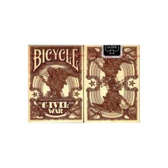 Bicycle® Civil War - Amerikan İç Savaşı Oyun İskambil Kartı Kırmızı Deste