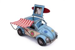 Dekoratif Metal Araba Tenteli - Çerçeveli Ve Kalemlik