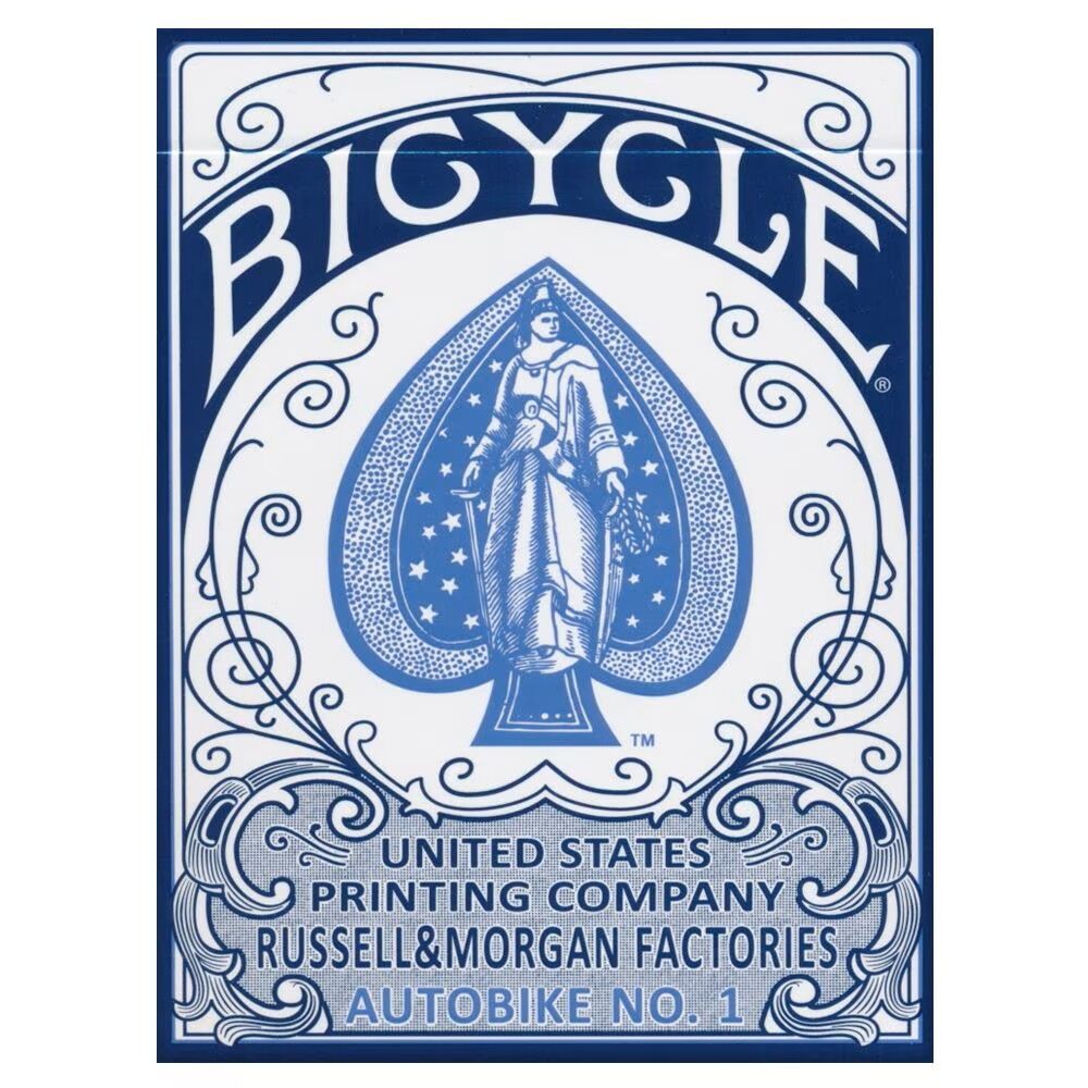 Bicycle® Russell&Morgan Autobike No.1 - Mavi Oyun İskambil Kartı
