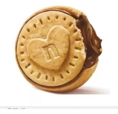 Nutella Biscuits Kakaolu Fındık Kremalı Dolgulu Bisküvi 166G