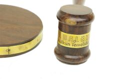 Ahşap Hakim Tokmağı - Gold