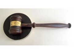 Ahşap Hakim Tokmağı - Gold