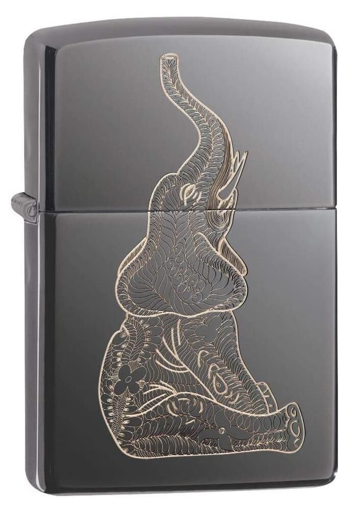 Zippo Zentangle Elephant Design Çakmak