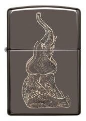 Zippo Zentangle Elephant Design Çakmak