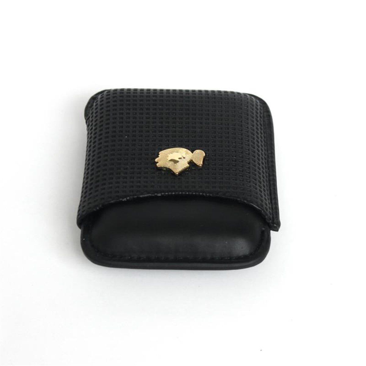 Cohiba Toscanello Deri Puro Kılıfı / Seyahat Humidoru - Siyah