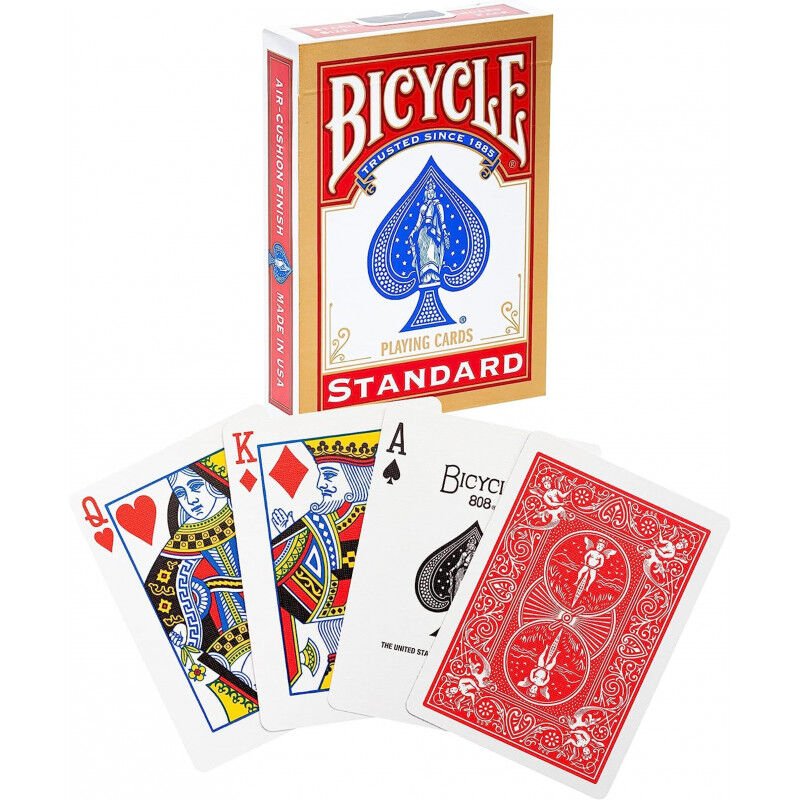 Bicycle® Standard Oyun İskambil Kartı - Kırmızı