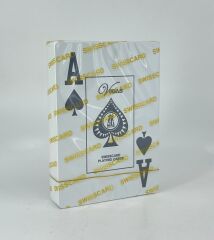 Swisscard İskambil Blackjack Poker Oyun Kartı Destesi - Mavi
