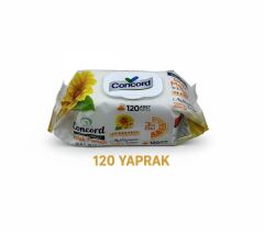Concord Islak Mendil 120 Adet - Alkol içermez - pH Dengeli - Akdeniz Esintisi (İKİLİ SET)