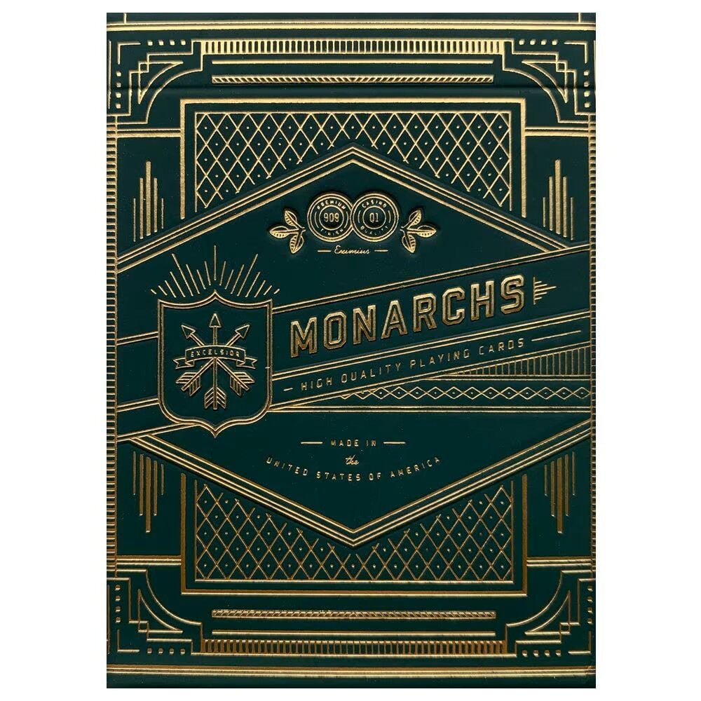 Theory11 Monarchs Green Edition Oyun İskambil Kartı - Yeşil