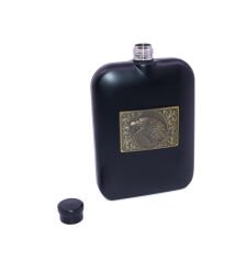 Kartal Desenli Paslanmaz Çelik Cep Matarası 7 oz (200ml)