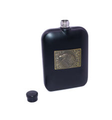 Kartal Desenli Paslanmaz Çelik Cep Matarası 7 oz (200ml)