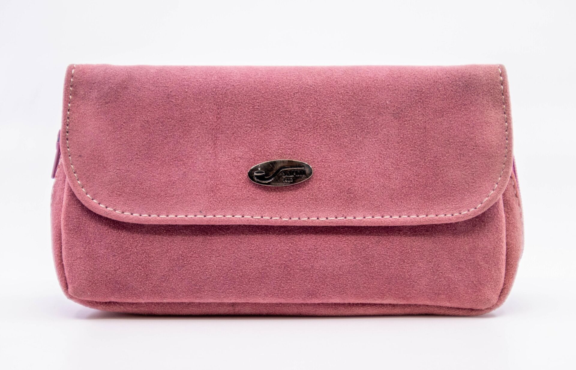 Şahin Pembe Süet Pipo Taşıma Çantası