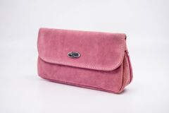 Şahin Pembe Süet Pipo Taşıma Çantası