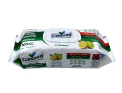 Concord Çok Amaçlı Yüzey Temizlik Havlusu - Limon Kokulu (100 Yaprak)