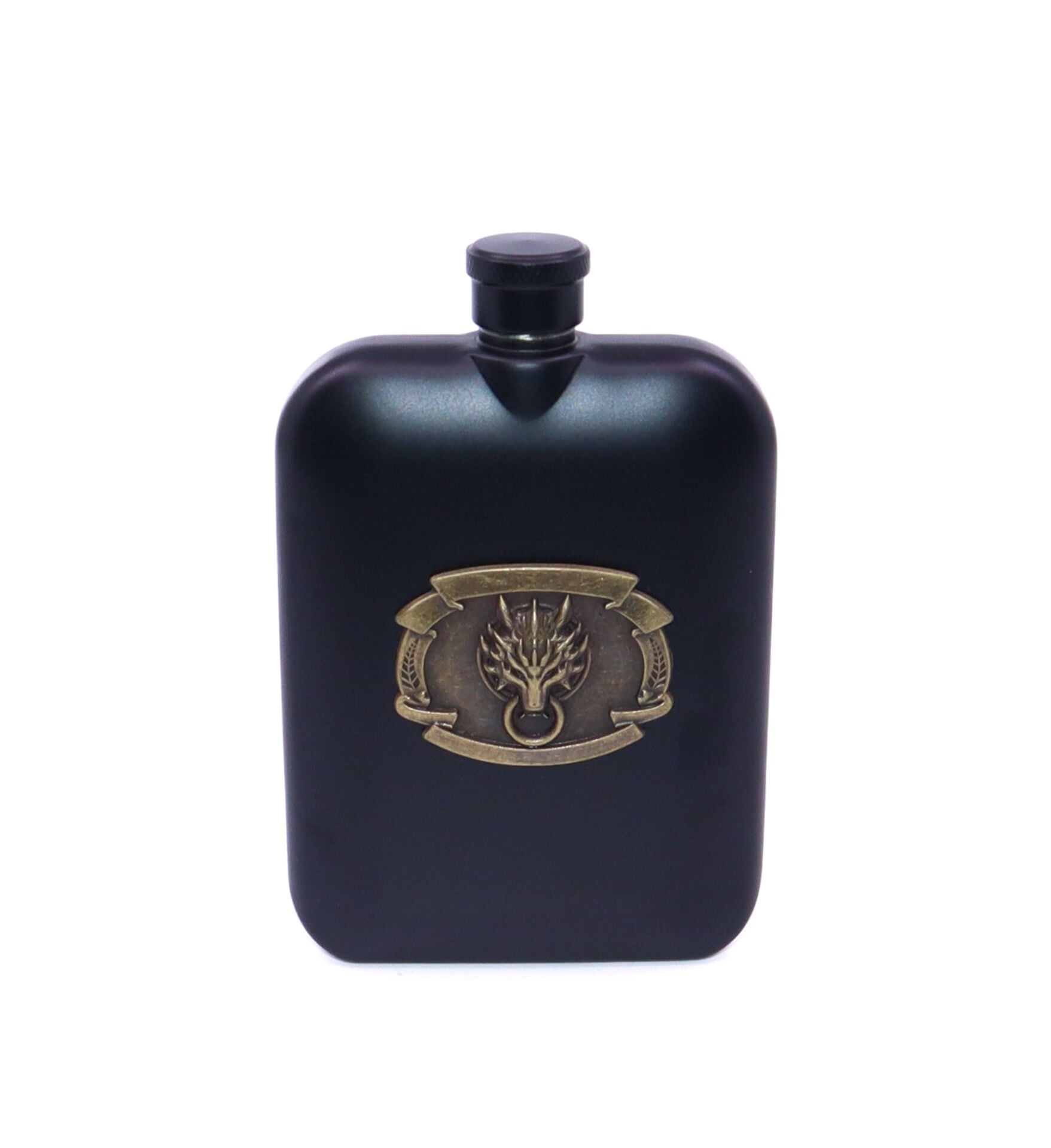 Ejder - Dragon Desenli Paslanmaz Çelik Cep Matarası 7 oz (200ml)
