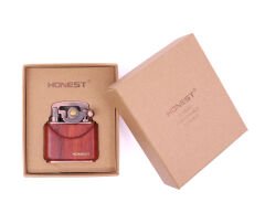 Honest Benzinli Çakmak - Rustic Bronz Kahverengi