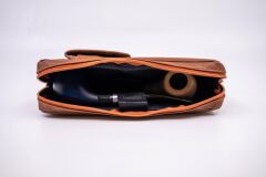 Şahin Taba Deri Pipo Taşıma Çantası