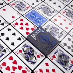 Bicycle® Foil Back Cobalt Oyun İskambil Kartı