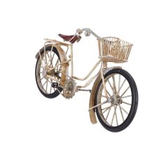Vintage Dekoratif Metal Bisiklet Sepetli