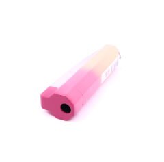 Metal Tek Torch Jet Alev Puro Çakmağı - Pembe/Krem