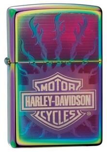 Zippo Harley Davidson Flaming Barbed Çakmak
