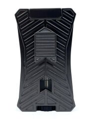 Metalik Füme Çift Pürmüz Alevli Puro Çakmağı – Entegre Delicili (Punch)