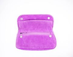 Şahin Leylak Süet Pipo Taşıma Çantası