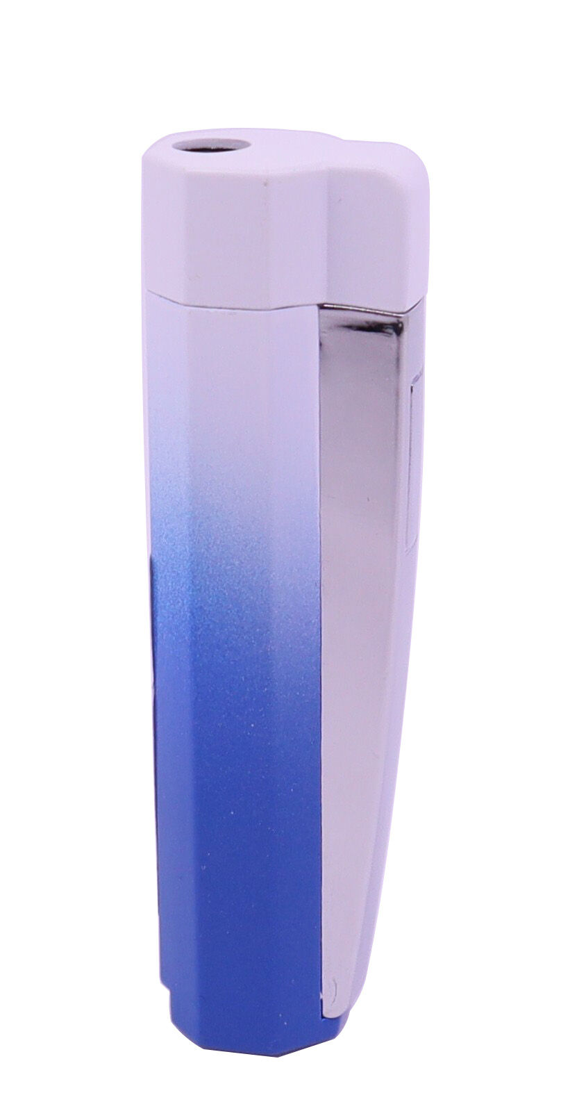 Metal Tek Torch Jet Alev Puro Çakmağı - Beyaz/Lacivert