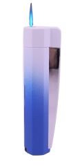 Metal Tek Torch Jet Alev Puro Çakmağı - Beyaz/Lacivert